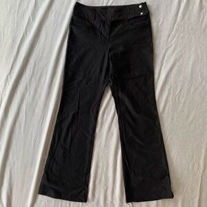 Vintage 90s/00s Reitmans Black Flared Pants Size 6 Petite
